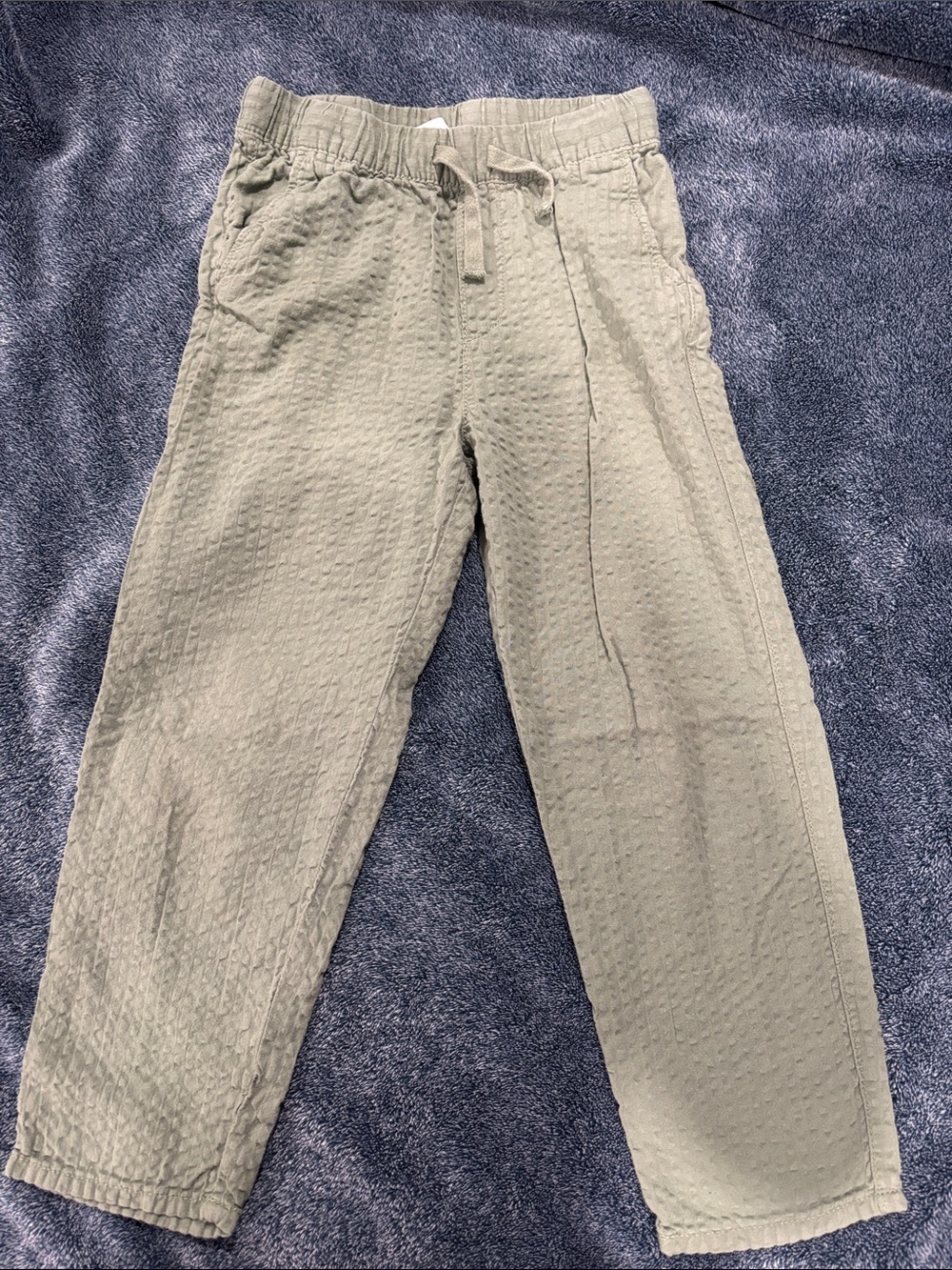 H&M Kids Sage Green Drawstring Casual Pants
